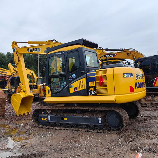 Used Excavator Machine Hydraulic PC130-7 Komatsu 13T Excavator