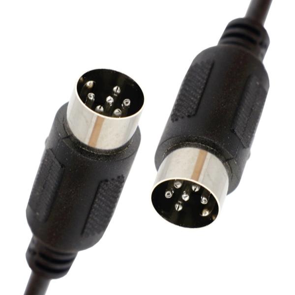 OEM Factory S Video Audio Shield Male to Male Female 3 4 5 6 7 8 9 10 13 PIN MIDI DIN Extension Cable