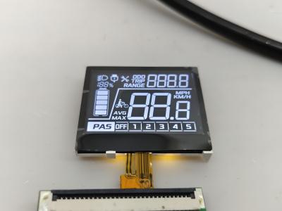 Vendas de fábrica 7 segmento VA COG módulo LCD personalizado negativo para bicicleta elétrica