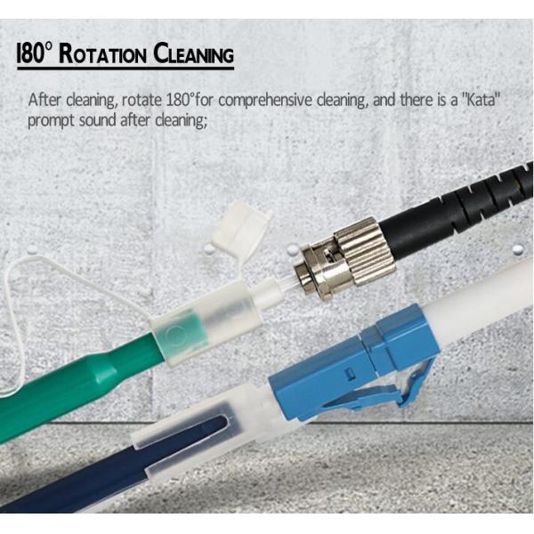 Тип голубой CE ROHS ручки уборщика соединителя 1.25mm LC MU щелчка стекловолокна одного FTTH очищая