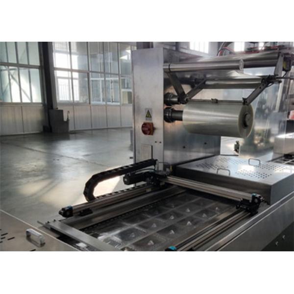 Continuous Stretch Film Industrial Vacuum Packaging Machine For Meat Products