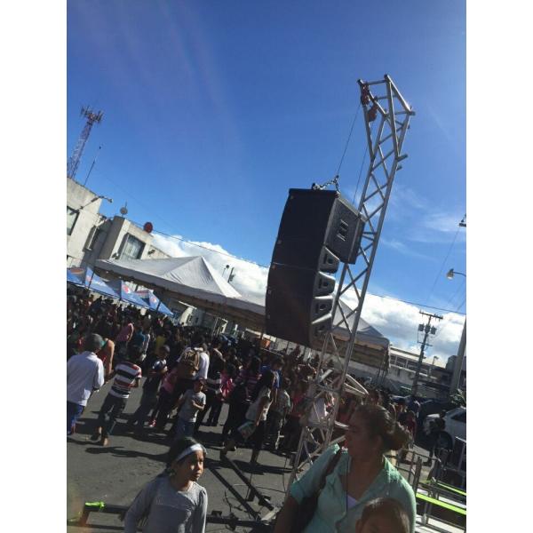 Plastic Active Line Array Speaker System 8 Inch Powered Speakers