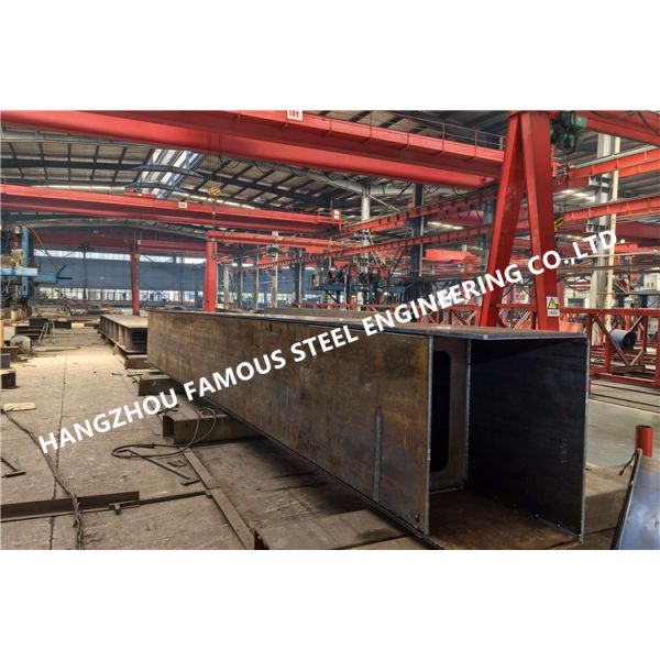 AMERICA STANDARD AASHTO/AWS D1.5M STEEL ARCHED BRIDGE BOX BEAM FABRICATION