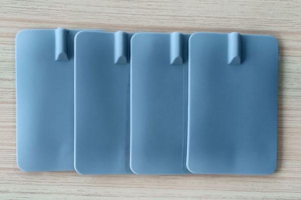 Production Plant Supply 7x11cm tens ems self-adhesive cmconductive Silicone rubber electrode
