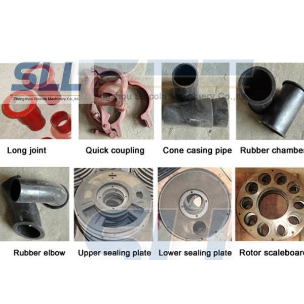 Professional Concrete Spraying Machine Spare Parts OEM / ODM Available