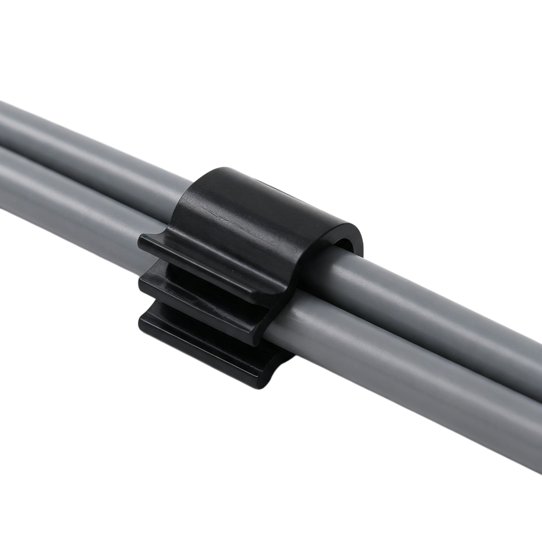 SUS304 Stainless Steel Solar Frame Clip with Tool-Free Snap-in Installation for Corrosion Resistant PV Cable Fixing