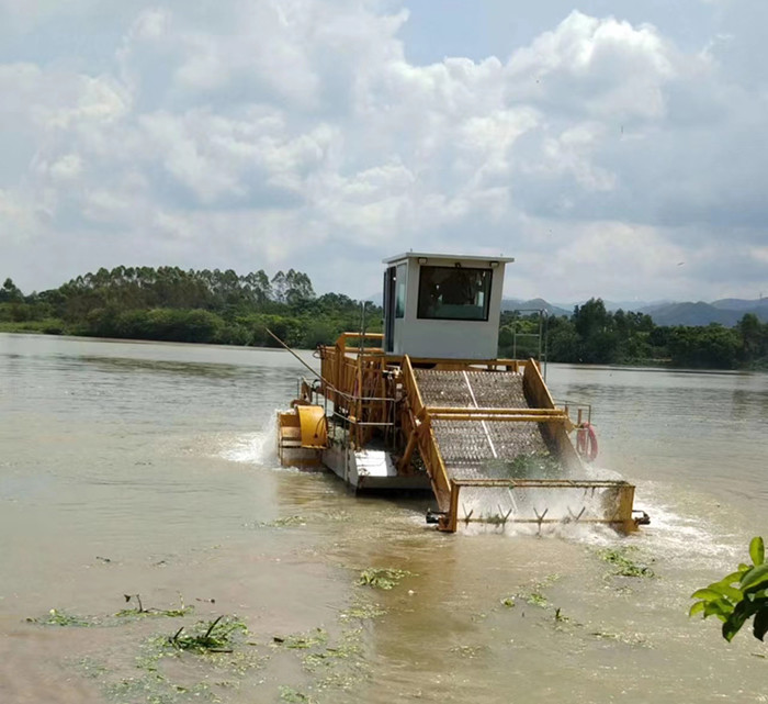 2 секции Сборщик водных растений с глубиной сбора 1,2 м для сбора водных водорослей в реках
