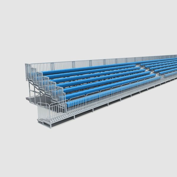 Foldable Portable Aluminum Bleachers for Stadium Seating Easy to Install and Disassemble
