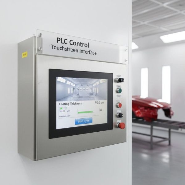 PLC Control Vehicle Spray Booth Precise Coating Adjustable Coating Thickness