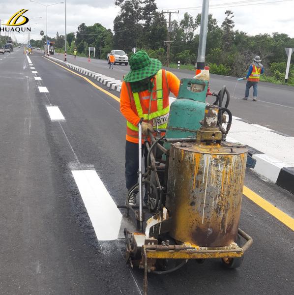 Philippines Populaire Peinture de marquage routier en poudre de couche de circulation à forte adhérence