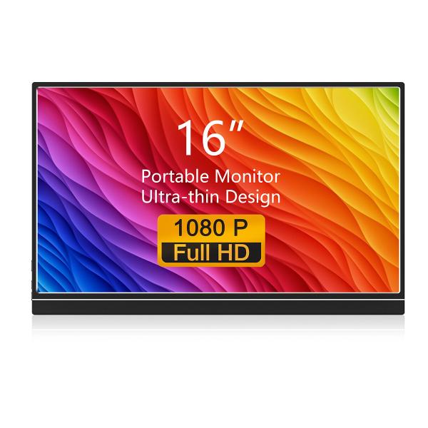 USB C IPS 14 300cd/m2 Triple Screen Laptop Monitor 5ms
