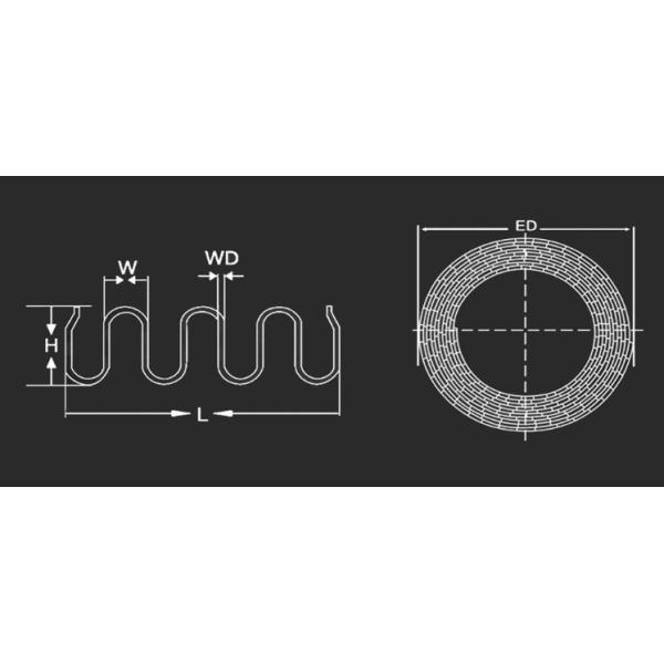 Chinese Factory Furniture Steel Extension Coil Sofa Zigzag Pocket Spring