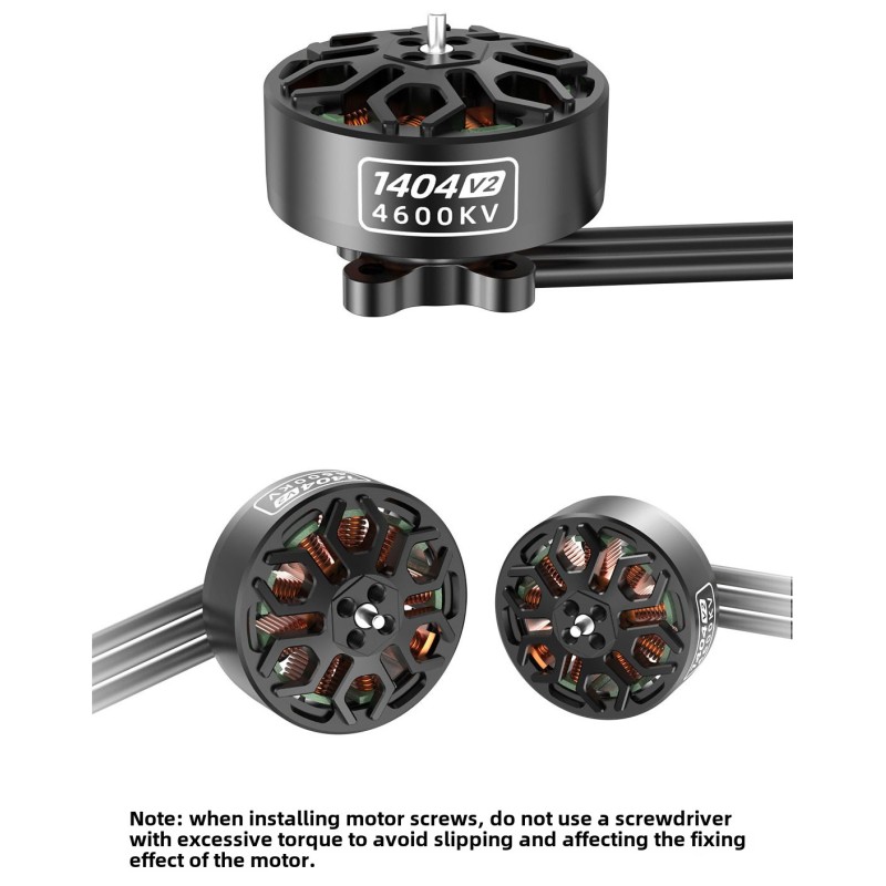 Speedybee V2 FPV Racing Drone Parts 2.5inch Bee25 Ride-Through Machine 1404-4600Kv Brushless Motor Silicone Adapter Upgrade
