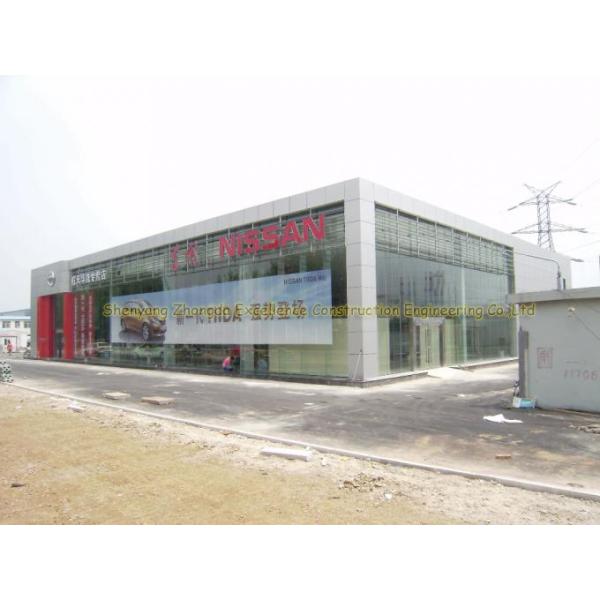 Выставочный зал стального автомобиля Префаб склада стальной структуры стальной конструкции строя