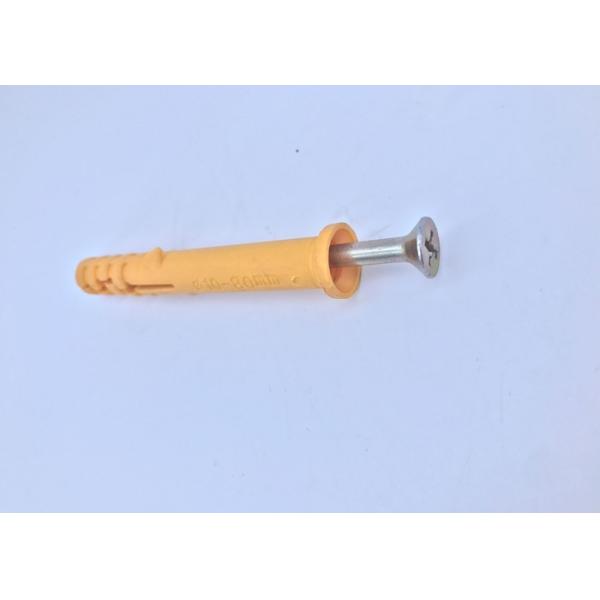 Yellow Expanion Nylon Nail In Anchor Concrete Anchors For Building Materials