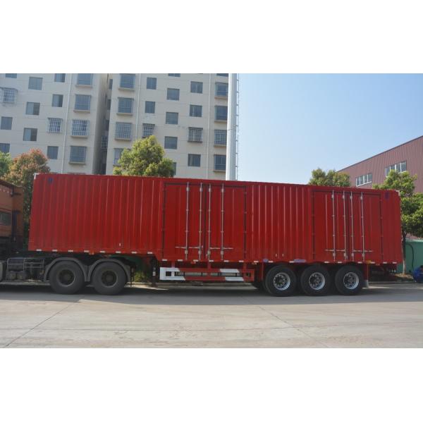 Caja de coches de carreras cerrada Van Semirremolque alrededor de 13720 * 2545 * 4000