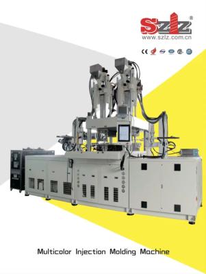 6000 Grams  Hydraulic Vertical Injection Machine 550 Tons Multi Color Injection Molding Machine
