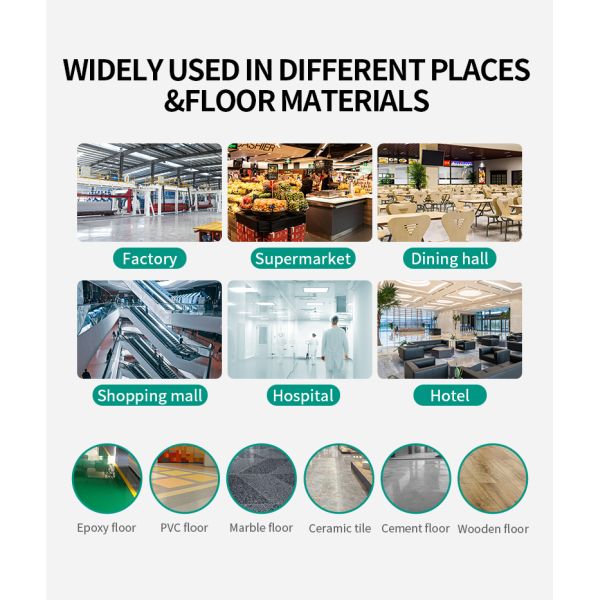 Cordless Handheld Walk Behind Scrubber Dryer Buffer Machine ODM