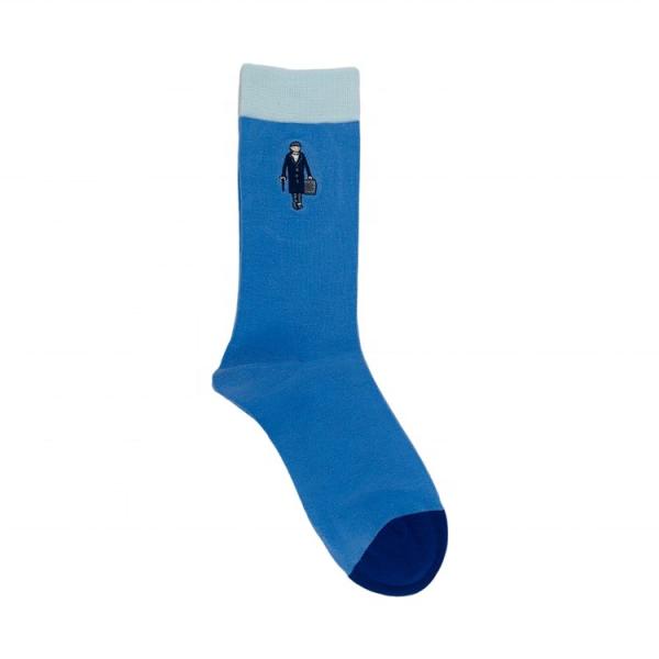 Custom Print Anti-slip Women's Cotton Socks for Breathable Comfort and Multi Color