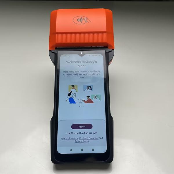 Android 14 Retail POS System 1600*720 Touch Screen Billing Machine Handheld
