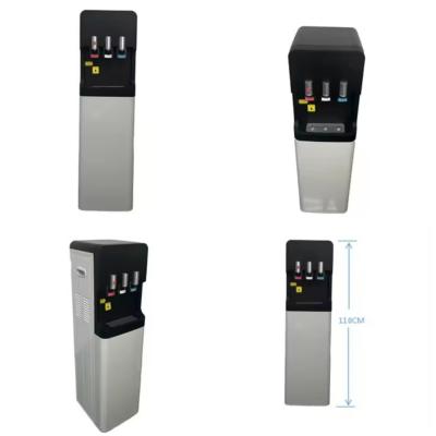 Silver/White/Black Hot and Cold Water Dispenser with Compressor Cooling Technology