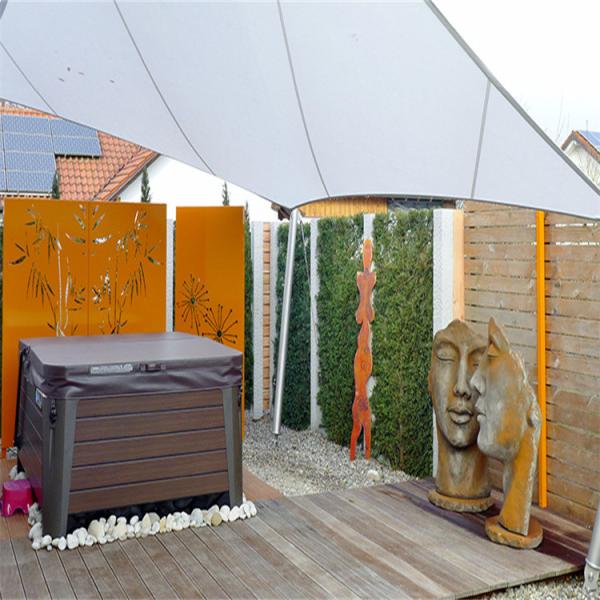 Telas de privacidade de aço corten cortadas a laser decorativas personalizáveis ​​para exteriores