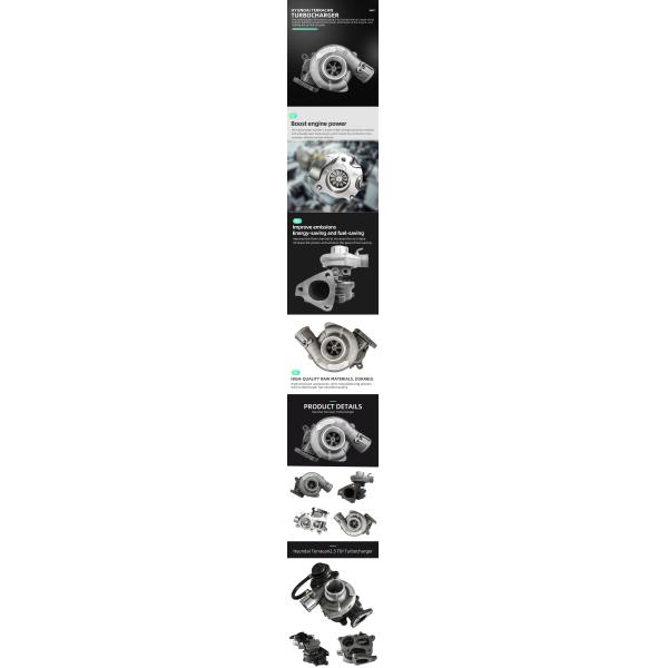 Hyundai Terracan 2.5 TDI Car Engine Turbocharger ISO9001 Approved