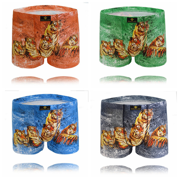 Soft breathable cotton Men Underwear men's modal Catoon printed pants Boxers Shorts wholes