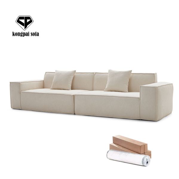 Stylish Wholesale Boneless Sofa Vacuum Compressed Sofa For Living Room Hotel Apartment Comfortable Sofa Bed