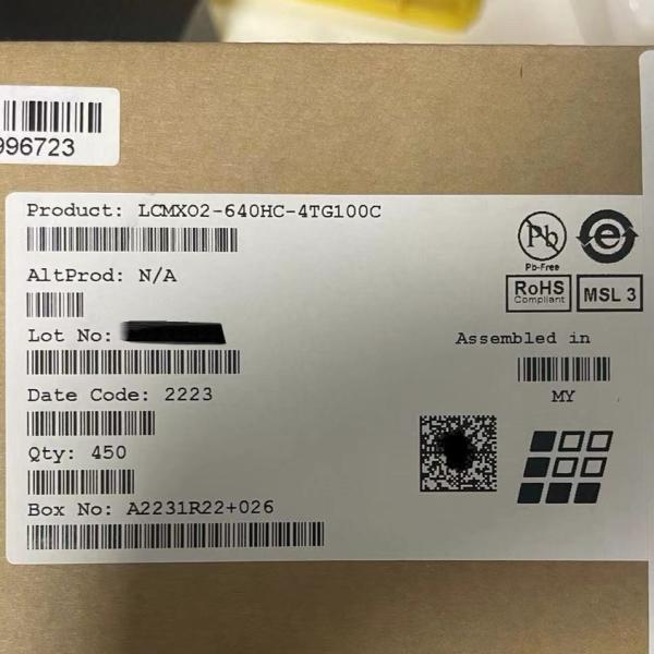 100TQFP Complex Programmable Logic Device LCMXO2 640HC 4TG100C IC FPGA 78 I/O