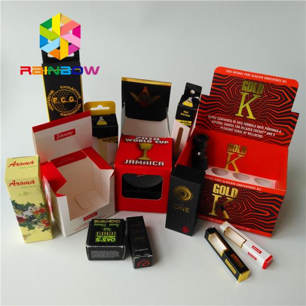 Paper Herbal Incense Packaging 510 Ceramic Vape Tank Cbd Oil Cartridge Packaging Box