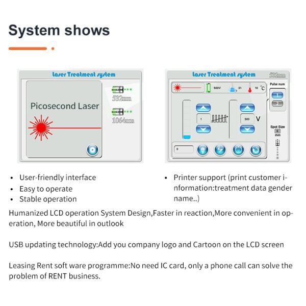 532nm Q Switched Nd Yag Laser Tattoo Removal Machine for Pigmentation Removal in 2024
