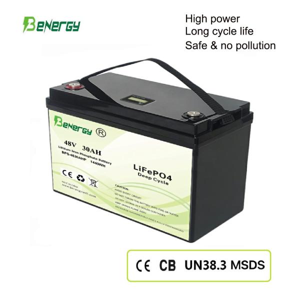 48V 30Ah LiFePO4 Battery for AGV | Lithium Iron Phosphate Robot Battery Pack with Smart BMS