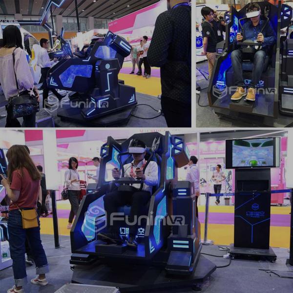 Exclusive 0.7KW 360 simulador do cinema do movimento 9d do grau com controle exato/liso do jogo