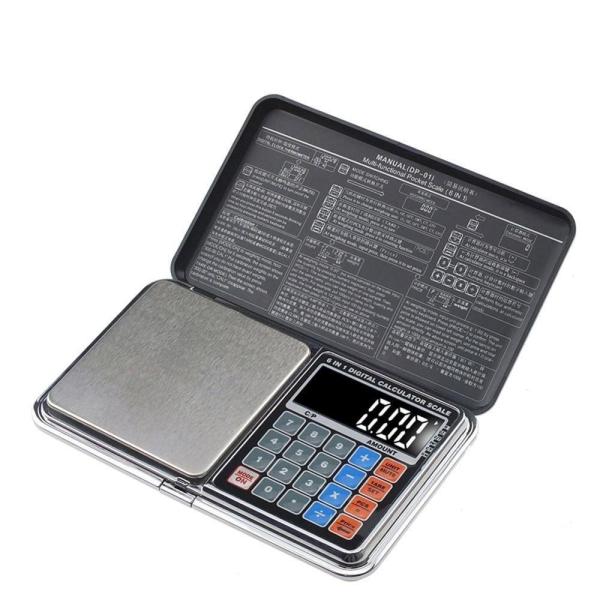 Escala de joyería Pantalla LCD de alta precisión para gemas y capacidad/precisión de cálculo 1000g/0,1g