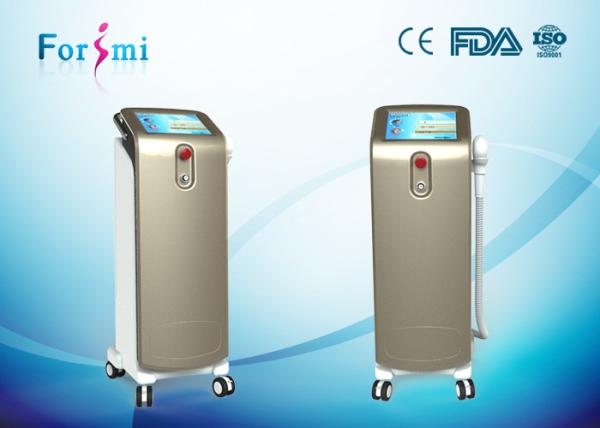 White body,golden shell,mixed color painted,delicate and solid,long durability 808nm Diode Laser Hair Removal Machine