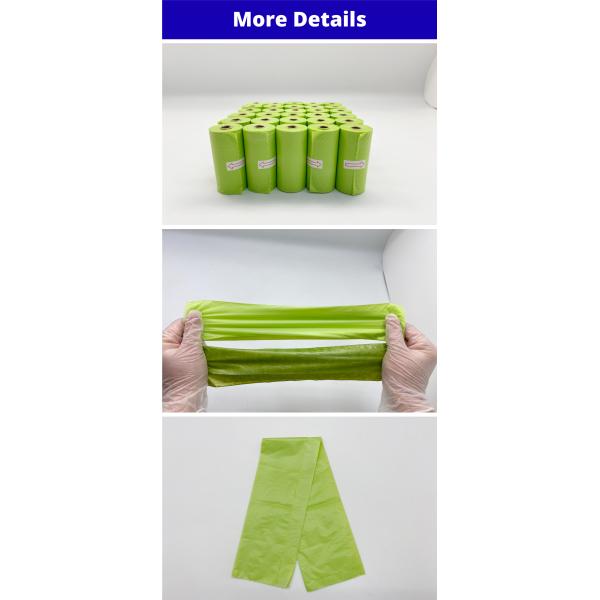 Corn Starch Compostable Bags For Dogs Biodegradable Pet Waste Disposal Bag Dog Poop Bag