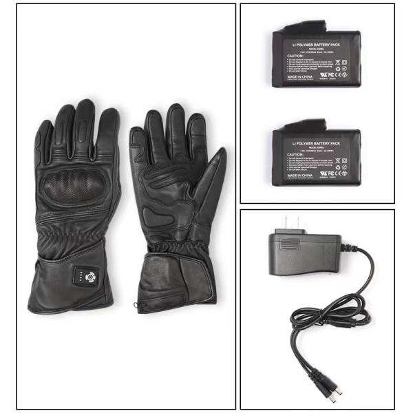 Перчатки 7.4V 12V 2200 Unisex топления электрические перезаряжаемые 2600 3000Mah