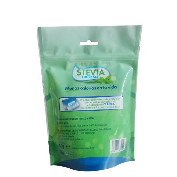 Корм для домашних животных стоит вверх полиэтиленовые пакеты пластиковой молнии мешка Resealable с отверстием вида