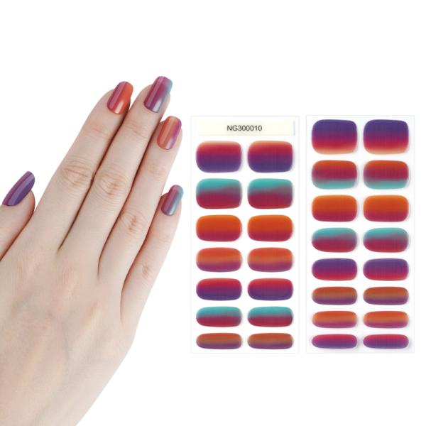 New design gel nail wraps LED lamp gel strips OEM Gel nail Beauty Products Finger Nail Art