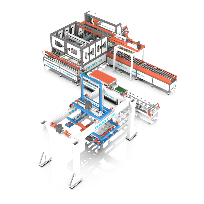 8–12 Boxes/Min High Speed Flooring Packaging Machine for Production