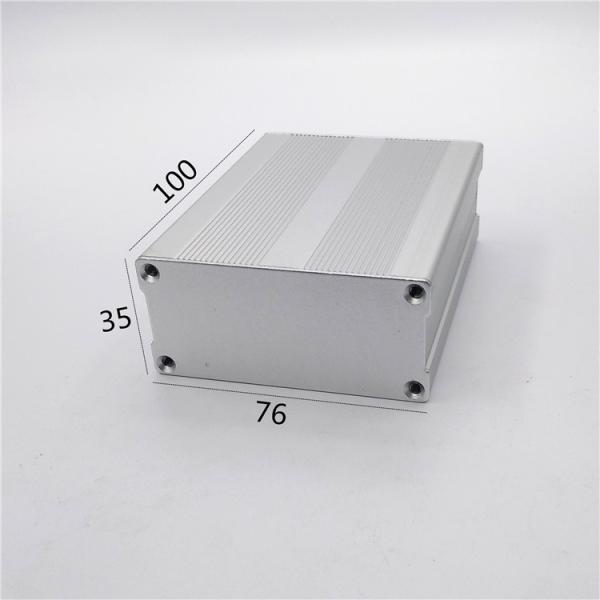 caixa de alumínio expulsa branca de anodização de 76*35*100mm