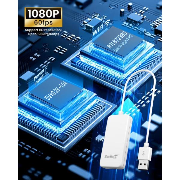 HD2CP Wired Carplay to HDMI 1080P Wired Dongle
