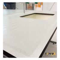 Telas de trabalho de laboratório de cerâmica plana de laboratório de química bancadas de laboratório resistentes a álcalis