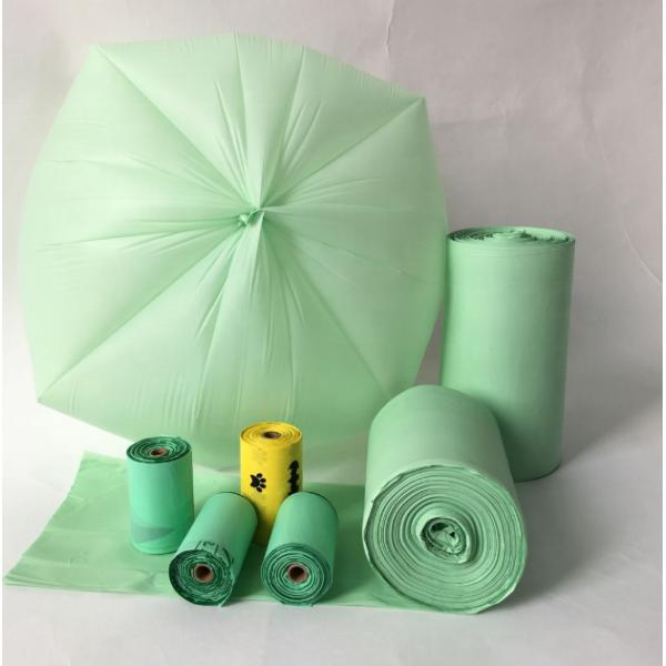 Kitchen Biodegradable Garbage Bags Compostable Biobased 13 Gallon 45 Gallon Garbage Trash Bag