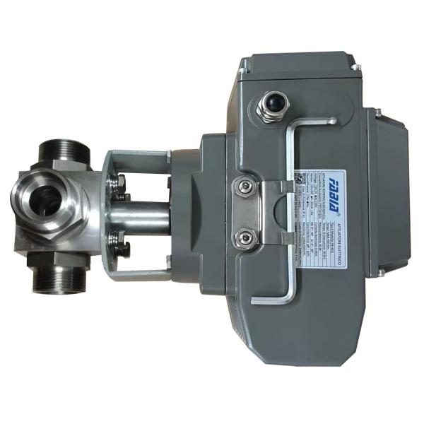 Válvula de bola eléctrica de alta presión con conexión de tornillo Válvula de bola de sellado duro