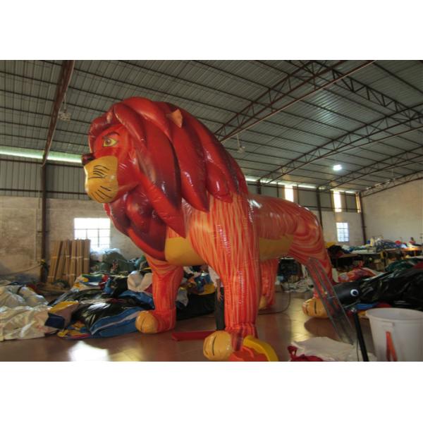 Реклама мультфильма раздувная подписывает цифровую картину гигантский раздувной лев для выставки