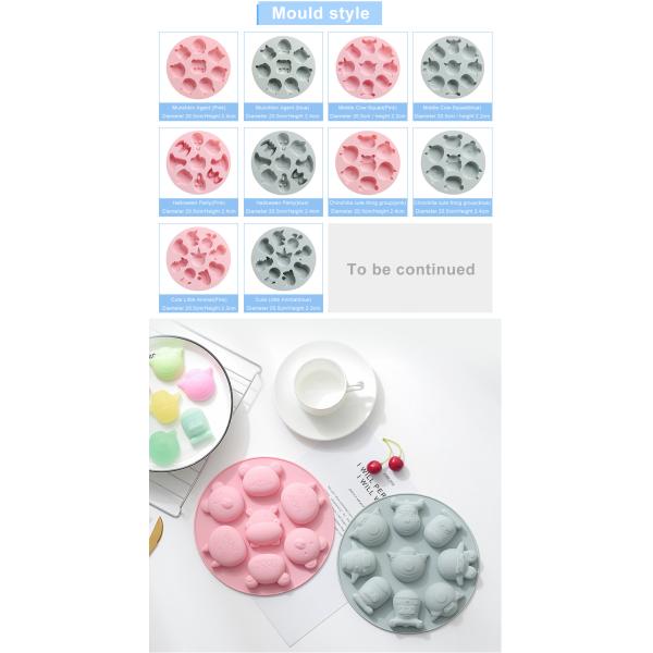 Tasteless 3D Halloween Food Grade Silicone Chocolate Molds