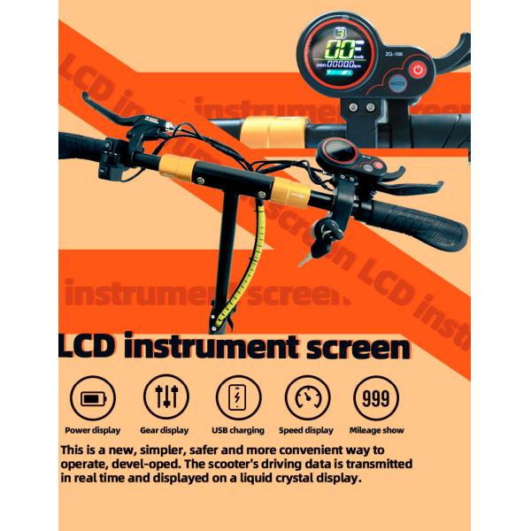 350W Rear Disc Break 8.5Inch Tire Foldable Dual Driving Folding Electric Bike Scooter