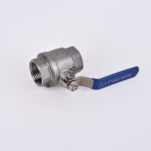 Manual Operation Stainless Steel 201/304 2PC Light Duty Two Pieces Type Ball Valve for General